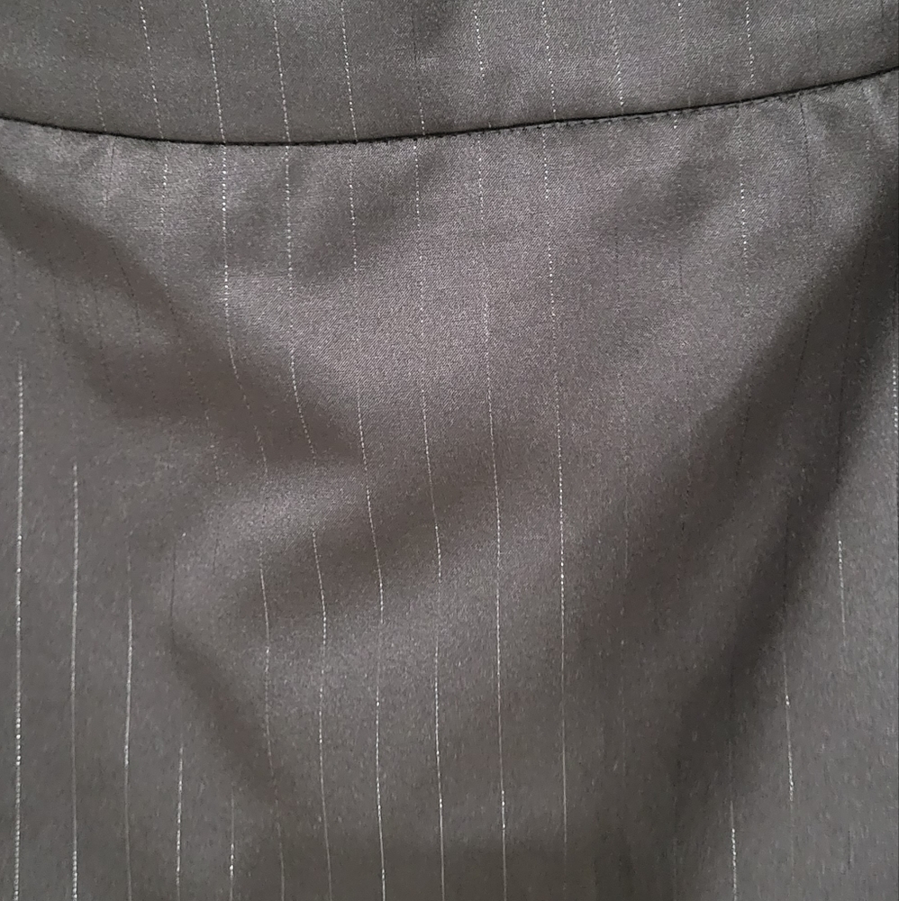 Knee length silk skirt